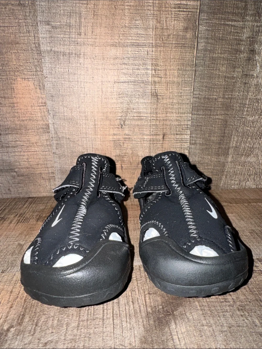 Nike Black Kids' Hook-and-Loop Sport Sandals